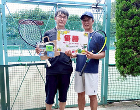 40歳以上限定！男子ダブルス大会開催