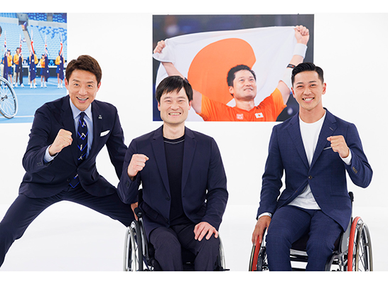 国枝慎吾、小田凱人、松岡修造