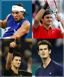 ラファエル・ナダル/ロジャー・フェデラー/ノヴァーク・ジョコビッチ/アンディ・マレー
