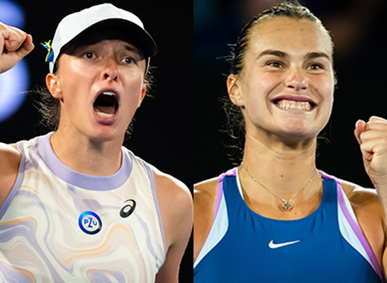 イガ・シフィオンテク、アリナ・サバレンカ