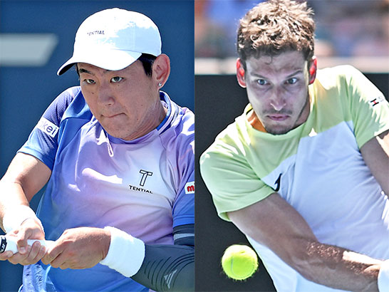 西岡良仁、カレノ=ブスタ