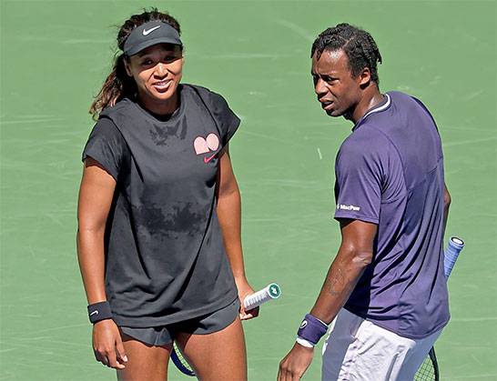 大坂なおみ、モンフィス