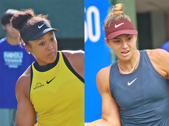 （左から）大坂なおみ、クリスティアン