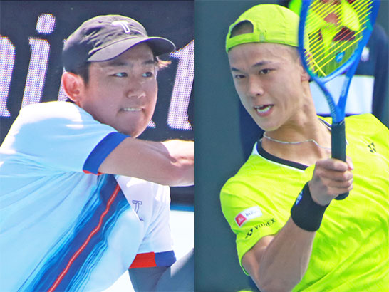 西岡良仁、坂本怜