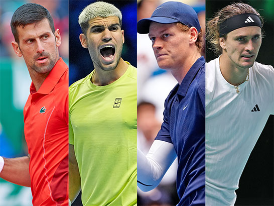 じょコビッチ、アルカラス、シナー、ズベレフ