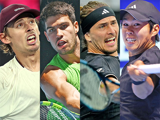 デ ミノー、アルカラス、ズベレフ、ティエン