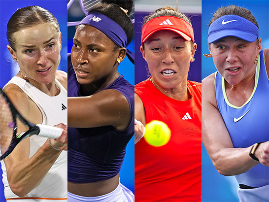 スビトリナ、ガウフ、ペグラ、アニシモワ