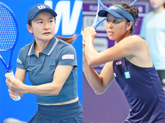 （左から）青山修子と柴原瑛菜