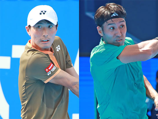 （左から）野口莉央、内山靖崇