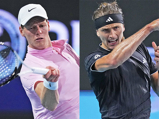 （左から）シナー、ズべレフ