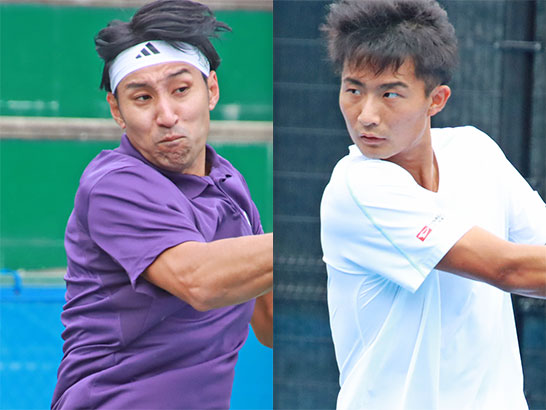 （左から）内山靖崇、松岡隼