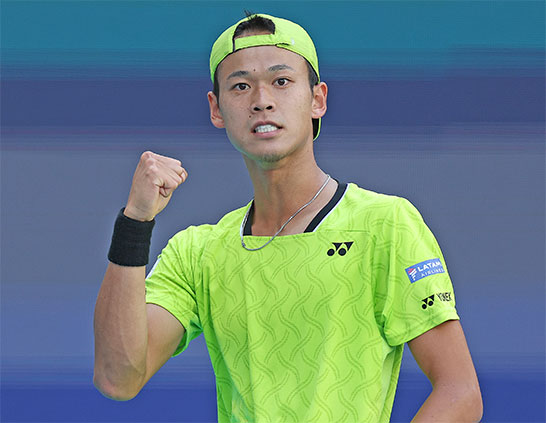 坂本怜(画像はマイアミOP)