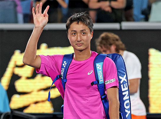 望月慎太郎（画像は全豪OP）